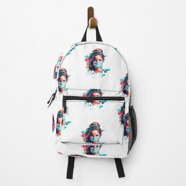 Item preview, Nurse Messy Bun Watercolor, Nurse Life, Messy Bun designed and sold by Top Seller ⭐⭐⭐⭐⭐ 5/5.