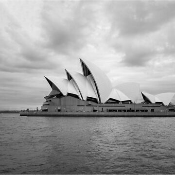 Vorschaubild zum Design Opernhaus in Sydney - schwarz-weiß von Portalius