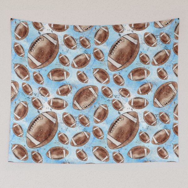 Item preview, football  print pattern designed and sold by hjstudioo.