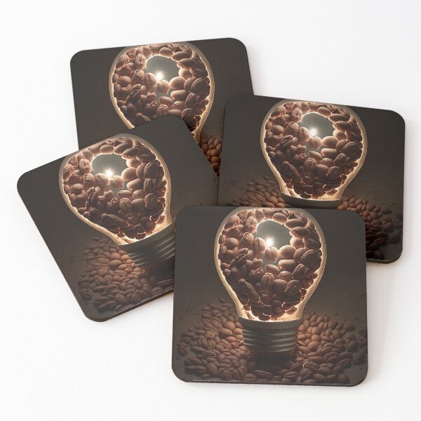 Item preview, Coffee splash artwork - lighting and splash wallart, printart, canvas and poster 16 designed and sold by jetaiart.