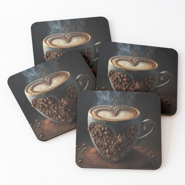 Item preview, Coffee splash artwork - lighting and splash wallart, printart, canvas and poster 17 designed and sold by jetaiart.