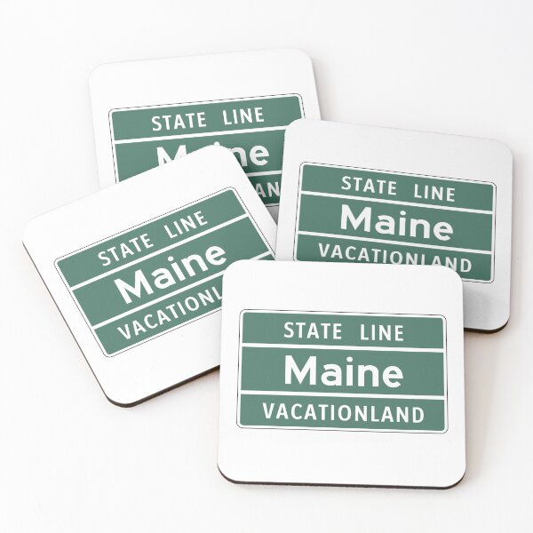 Item preview, Vintage Maine Vacationland State Line Sign designed and sold by NewNomads.