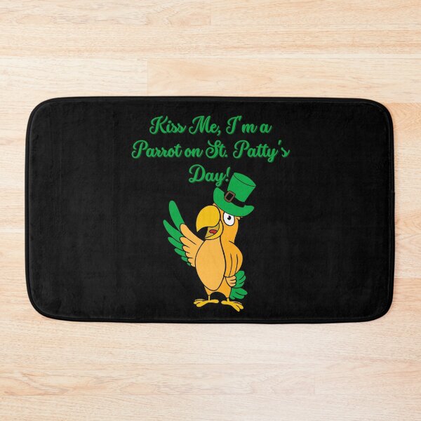 Item preview, Im not irish but kiss me anyway - Kiss Me, I'm a Parrot on St. Patty's Day! funny gifts saint patricks day  designed and sold by VectorPower.