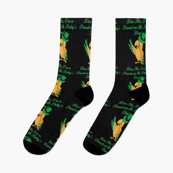 Item preview, Im not irish but kiss me anyway - Kiss Me, I'm a Parrot on St. Patty's Day! funny gifts saint patricks day  designed and sold by VectorPower.