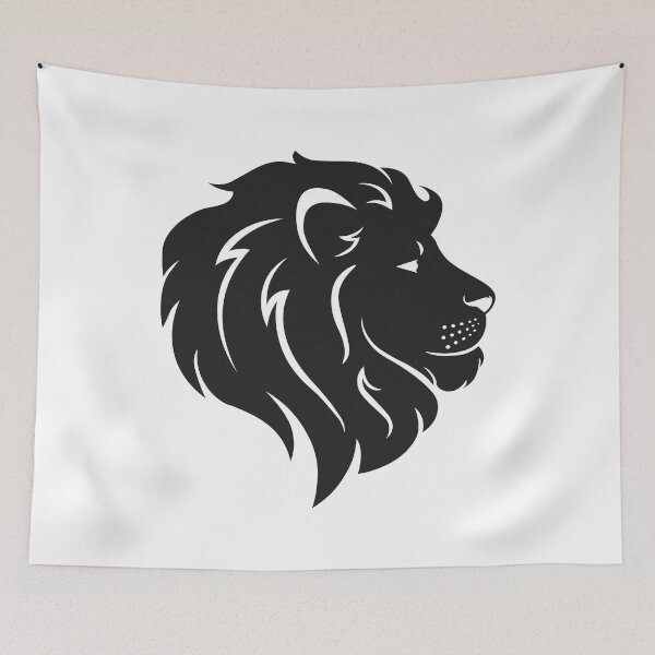 Item preview, Black lion head designed and sold by andrew JOHNSEN.