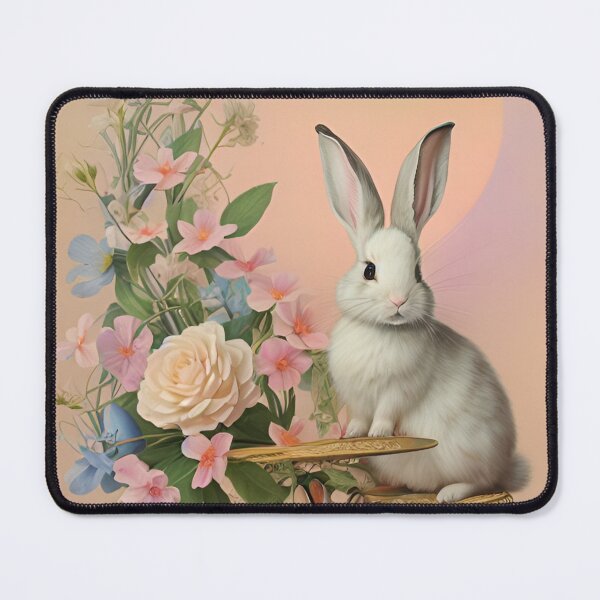 Item preview, Colorful Festive Easter Eggs Easter Bunny Spring Flowers Version 32 designed and sold by DreamingAwake1.