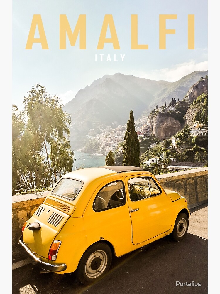 Thumbnail 3 von 3, Kunstdruck, Positano an der Amalfiküste in Italien designt und verkauft von Portalius.
