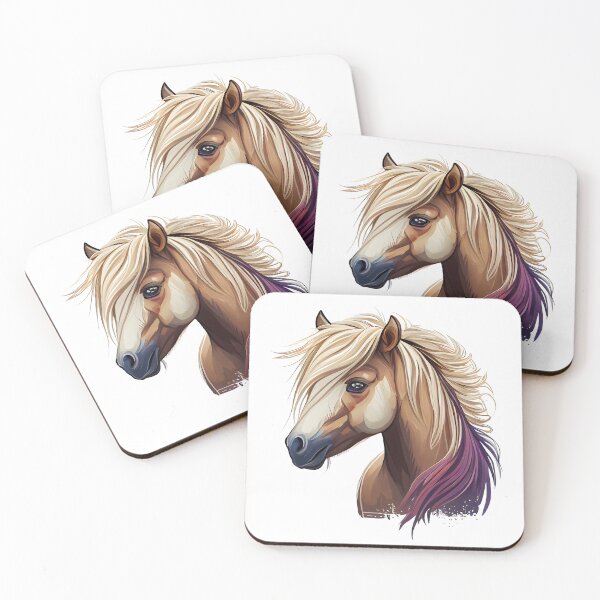 Item preview, Cartoon Norwegian Fjord Horse - Horses 11 designed and sold by MLArtifex.