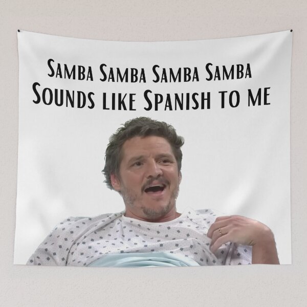 Item preview, Pedro Pascal Sounds Like Spanish to Me  designed and sold by CraftsbyKi.