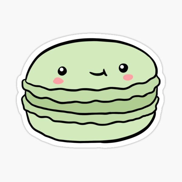 Item preview, Cute Green macaron illustration  designed and sold by Yarafantasyart.