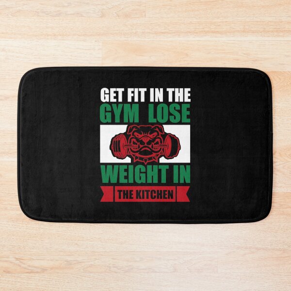 Item preview, GET FIT IN THE GYM LOSE WEIGHT IN THE KITCHEN designed and sold by SticerOcean.