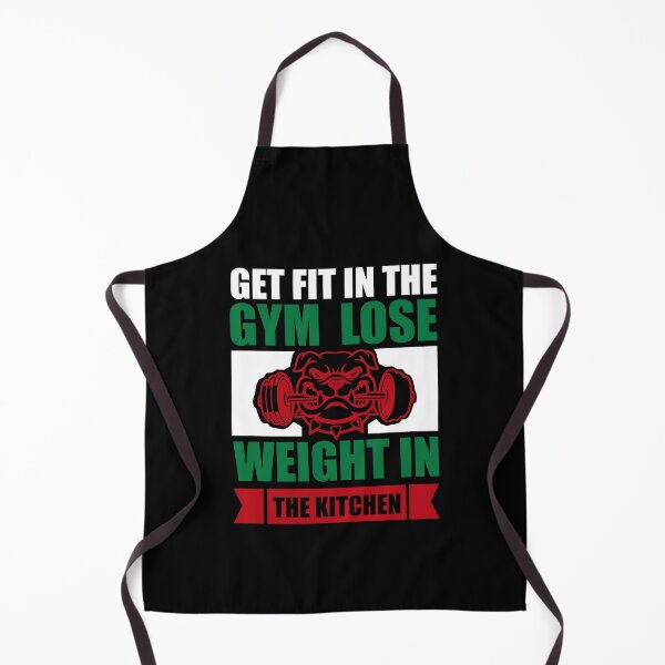 Item preview, GET FIT IN THE GYM LOSE WEIGHT IN THE KITCHEN designed and sold by SticerOcean.