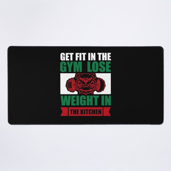 Item preview, GET FIT IN THE GYM LOSE WEIGHT IN THE KITCHEN designed and sold by SticerOcean.