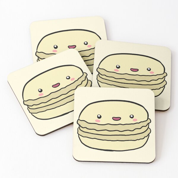 Item preview, Cute yellow macaron illustration  designed and sold by Yarafantasyart.