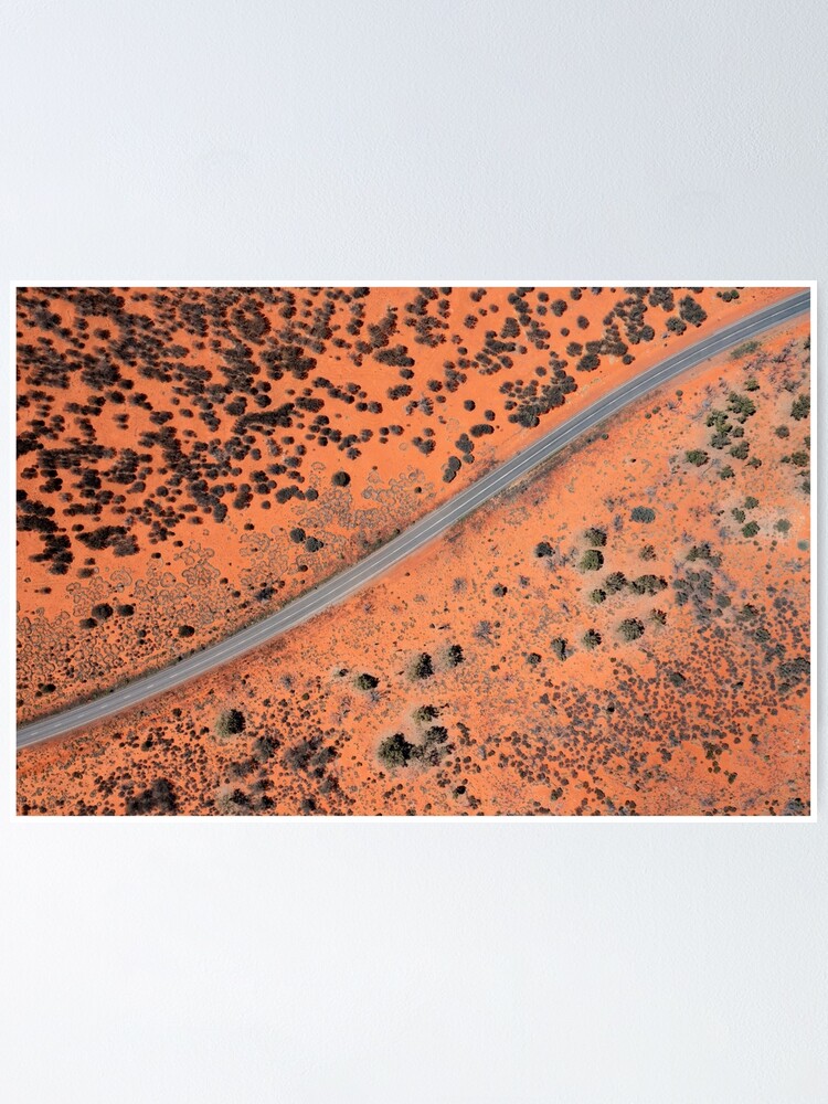 Thumbnail 1 von 3, Poster, Straße durch das australische Outback designt und verkauft von Portalius.