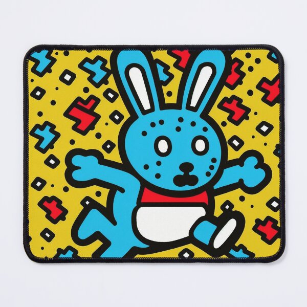 Item preview, Cute easter bunny jumping designed and sold by NxtGenArt.