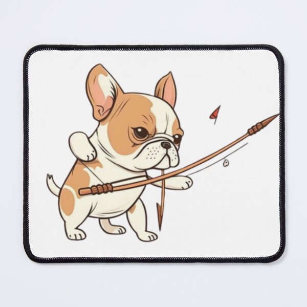 Item preview, Frenchie the Archer French Bulldog designed and sold by PetsEnough.