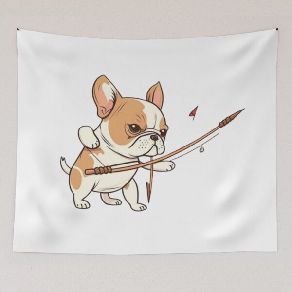 Item preview, Frenchie the Archer French Bulldog designed and sold by PetsEnough.