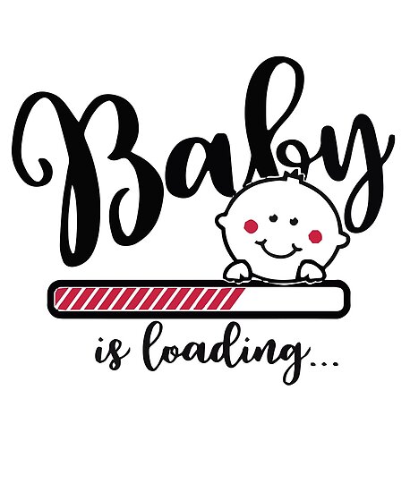 Download "Baby is loading" Poster von glstkrrn | Redbubble