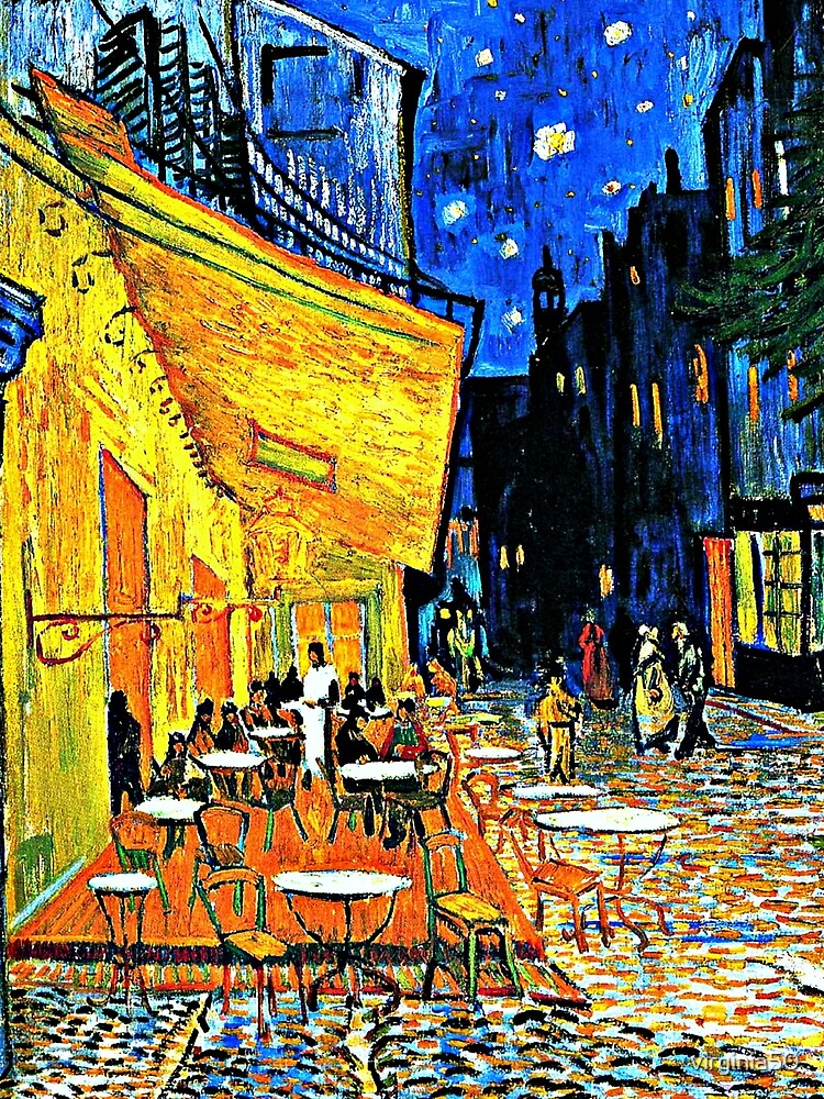 Van Gogh - Cafe Terrace, Place-du-Forum-Arles by virginia50