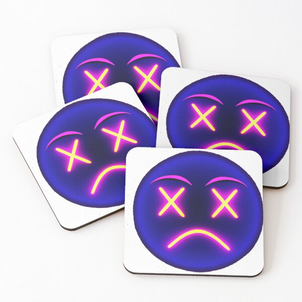 Item preview, Neon X Out Emoji  designed and sold by ShopSunday.