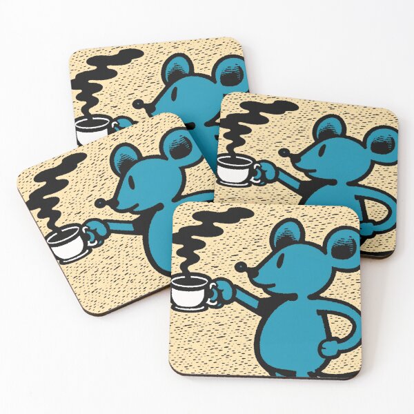 Item preview, Mouse needs his coffee before work designed and sold by NxtGenArt.
