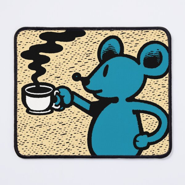 Item preview, Mouse needs his coffee before work designed and sold by NxtGenArt.