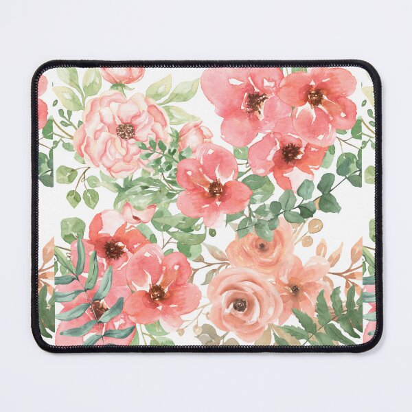 Item preview, Watercolor flowers, pink flower, red flowers designed and sold by danaJG.