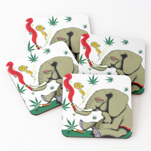 Item preview, Smoked Out Trippy Elephant  designed and sold by ShopSunday.