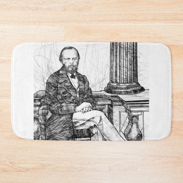 Item preview, FYODOR DOSTOEVSKY pencil portrait .1 designed and sold by lautir.