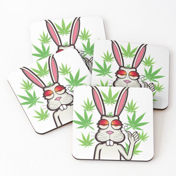 Item preview, Popculture Popart Trippy Stoner Rabbit  designed and sold by ShopSunday.