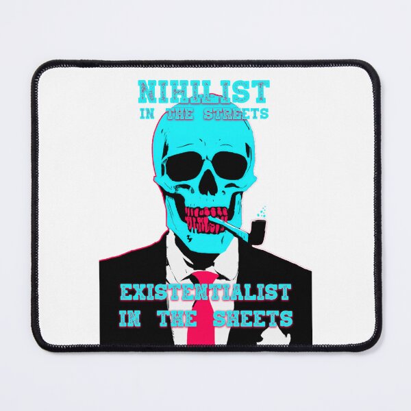 Item preview, Nihilist In The Streets, Existentialist In The Sheets Pop Art Skull designed and sold by PVSKI.