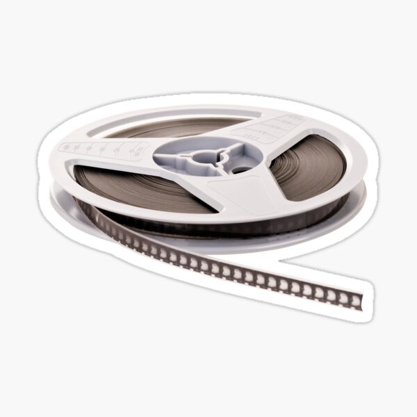 Super 8 Film Reel Sticker