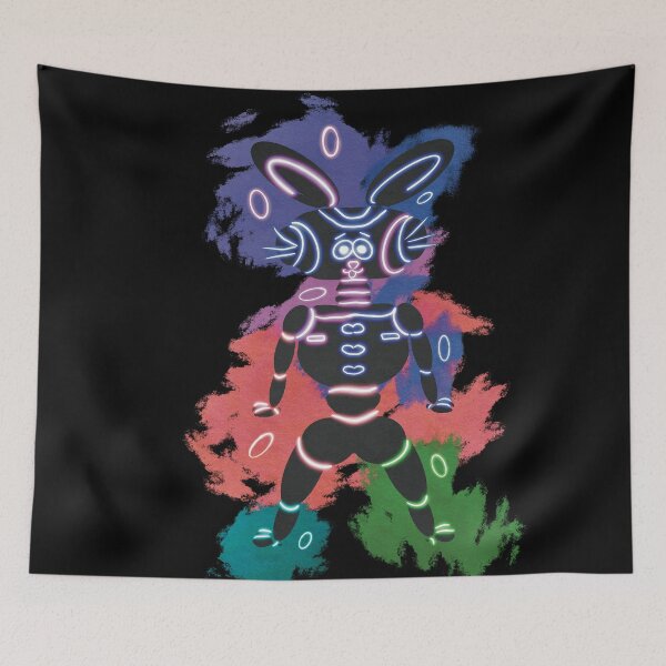 Item preview, Neon robot bunny easter designed and sold by Xatutik.art.