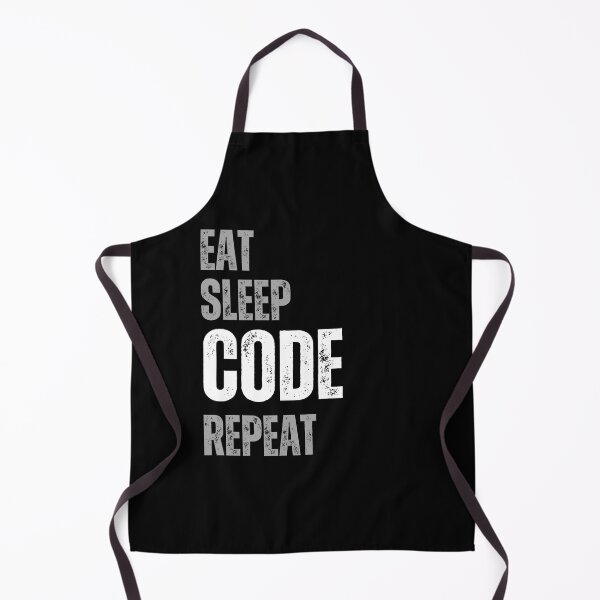 Item preview, eat sleep code repeat designed and sold by Bluecat93.