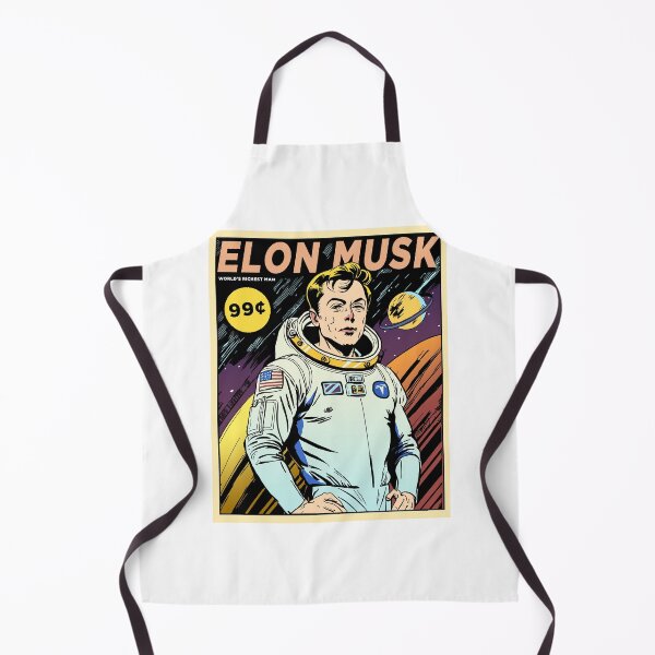 Item preview, Elon Musk Comic book cover Poster designed and sold by GrubbyGrin.