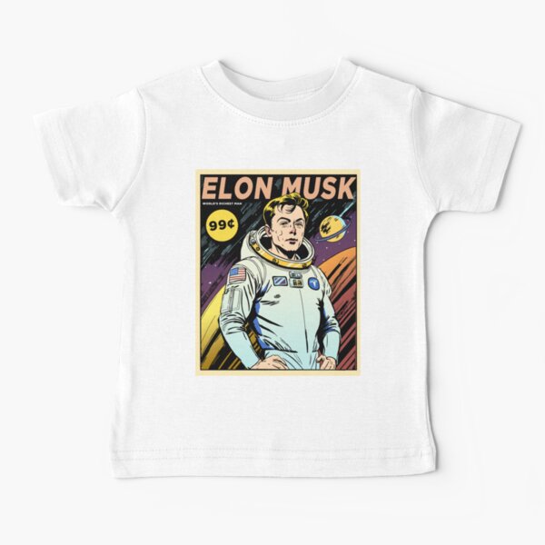 Item preview, Elon Musk Comic book cover Poster designed and sold by GrubbyGrin.