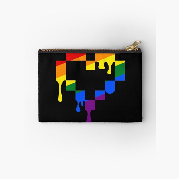 Item preview, Bleeding Pixel Heart-Gay/Lesbian Pride designed and sold by LJAIII.