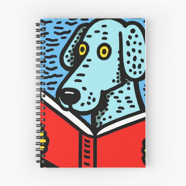 Item preview, Very talented dog reading book designed and sold by NxtGenArt.