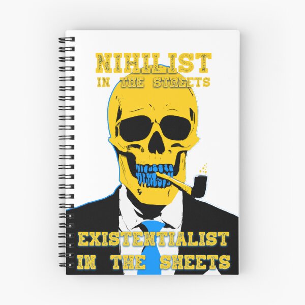 Item preview, Nihilist In The Streets, Existentialist In The Sheets Pop Art Skull designed and sold by PVSKI.