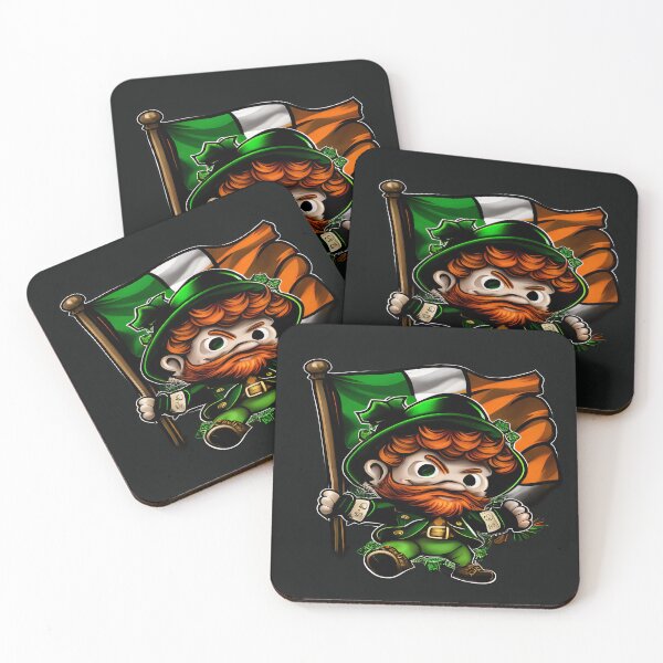 Item preview, Chibi Leprechaun With A Flag designed and sold by TaurusDigital.