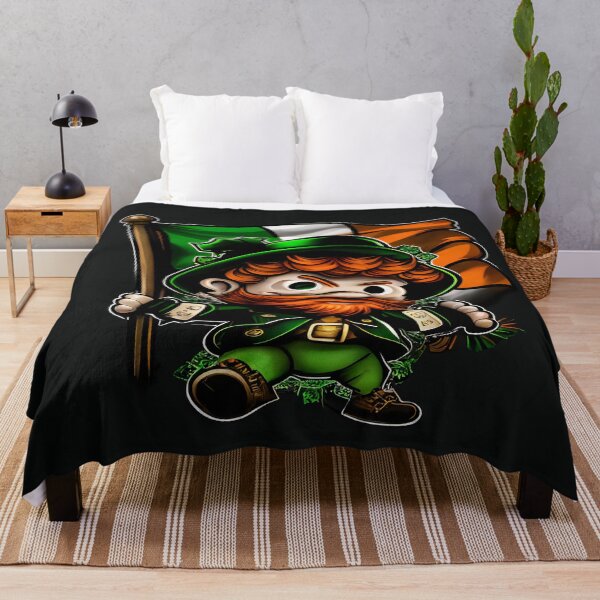 Item preview, Chibi Leprechaun With A Flag designed and sold by TaurusDigital.