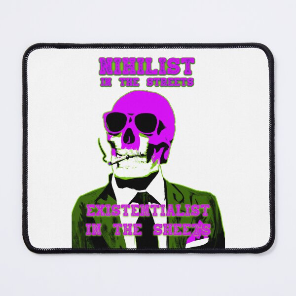 Item preview, Nihilist In The Streets, Existentialist In The Sheets Pop Art Skull designed and sold by PVSKI.