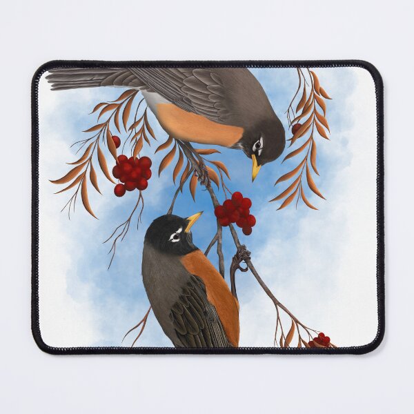 Item preview, American Robins: Dinner Date designed and sold by SteveHerner.