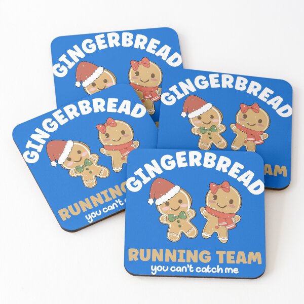 Item preview, Gingerbread Running Team You Cant Catch Me Funny Quote designed and sold by RRiDesigns.