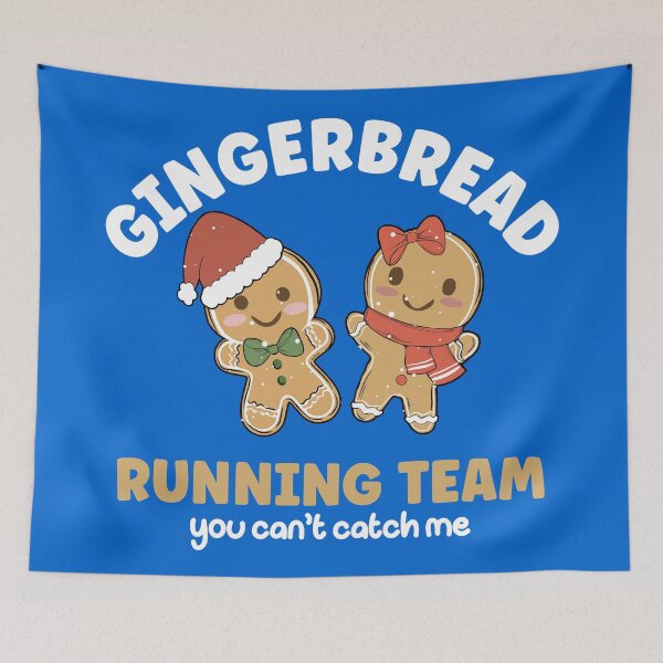 Item preview, Gingerbread Running Team You Cant Catch Me Funny Quote designed and sold by RRiDesigns.