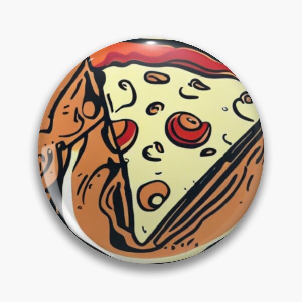 Item preview, Cheesy Delight - A Cartoon-Style Pizza Adventure - cheesy pizza designed and sold by WBP Mart.