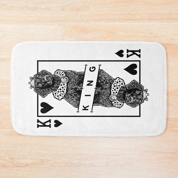 Artikelvorschau, Curly Coated Retriever King Of Hearts Lustiger Hundeliebhaber entworfen und verkauft von GrandeDuc.