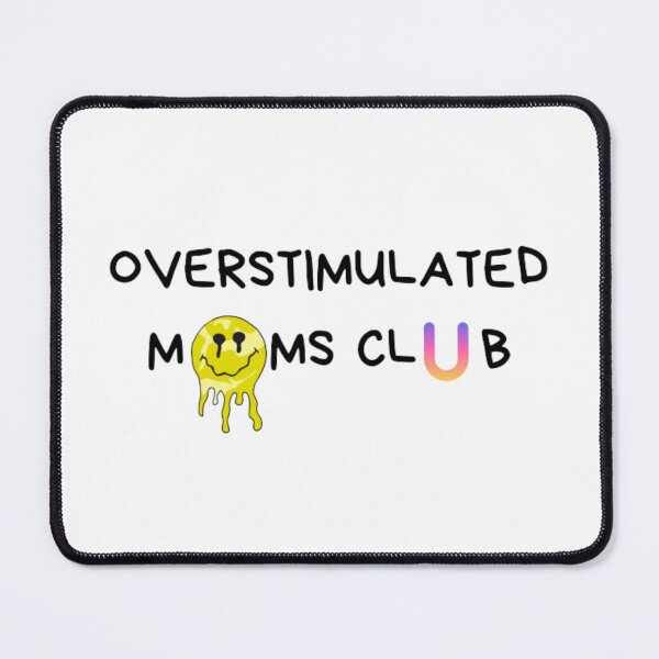 Item preview, Overstimulated Moms Club - Modern Art designed and sold by funkyfreshfinds.