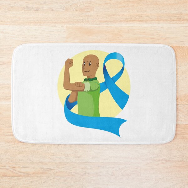 Item preview, illustration man in support of prostate cancer prevention. lace november blue. ideal for educational and training campaigns designed and sold by LucianoCosmo.